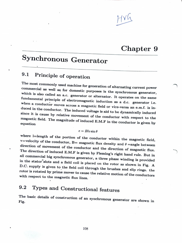 Synchronous Generator | PDF
