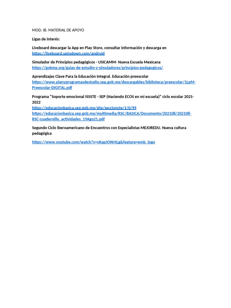 Mod. Ib. Material de Apoyo | PDF