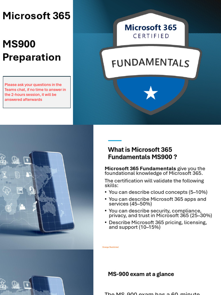 MS900 - Microsoft 365 Fundamentals - v2 - 2026 | PDF | Cloud Computing ...
