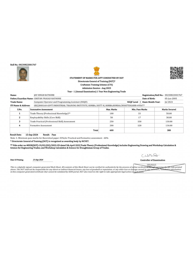 ITI Document | PDF