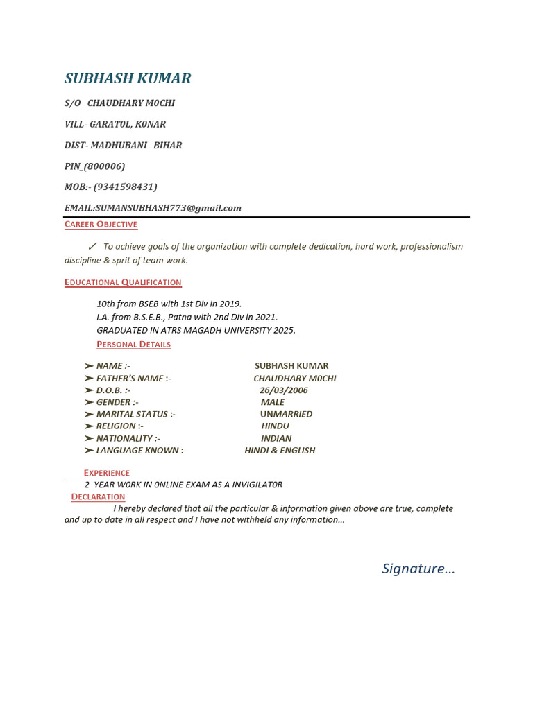Subhash New | PDF
