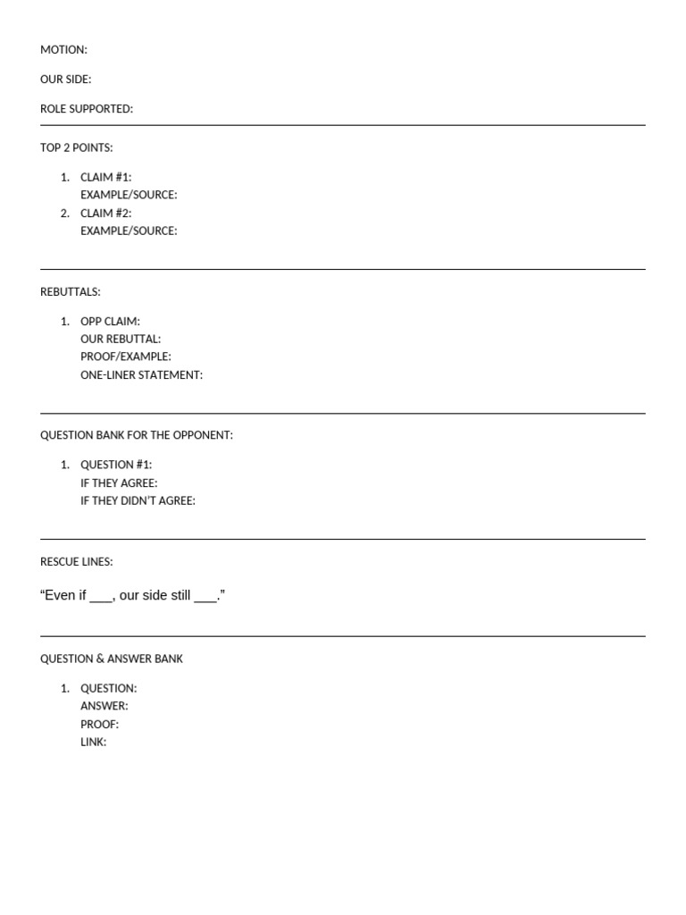 Researcher's Template | PDF