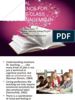 Emotional Intelligence For Effective Classroom Management - Handout-Final