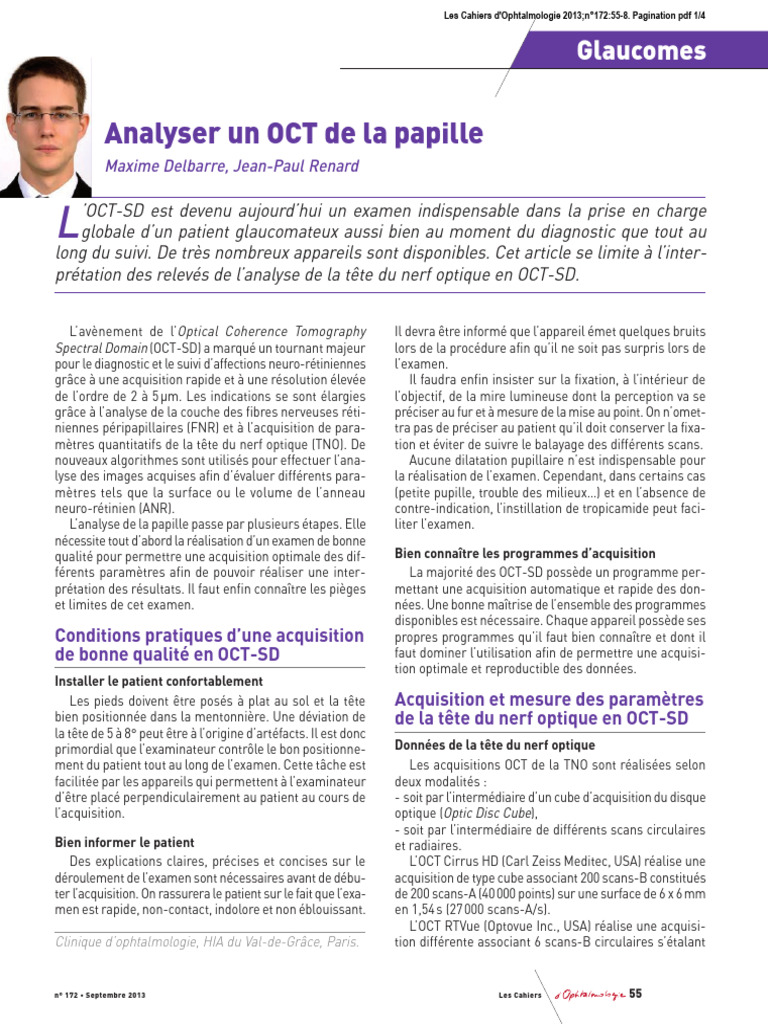 OCT de La Papille | PDF
