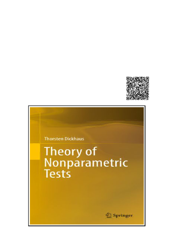 Theory of Nonparametric Tests 1st Ed Thorsten Dickhaus | PDF ...