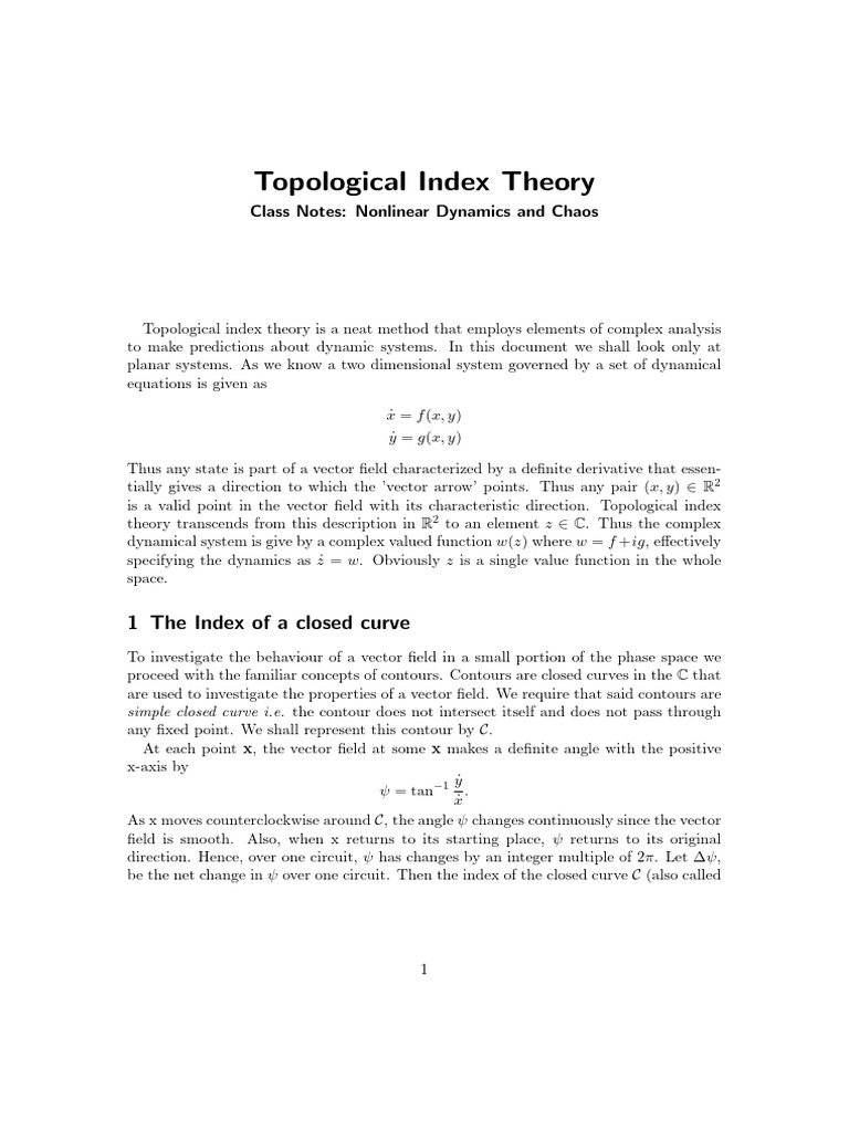 Topological Index Theory | PDF | Field (Mathematics) | Euclidean Vector
