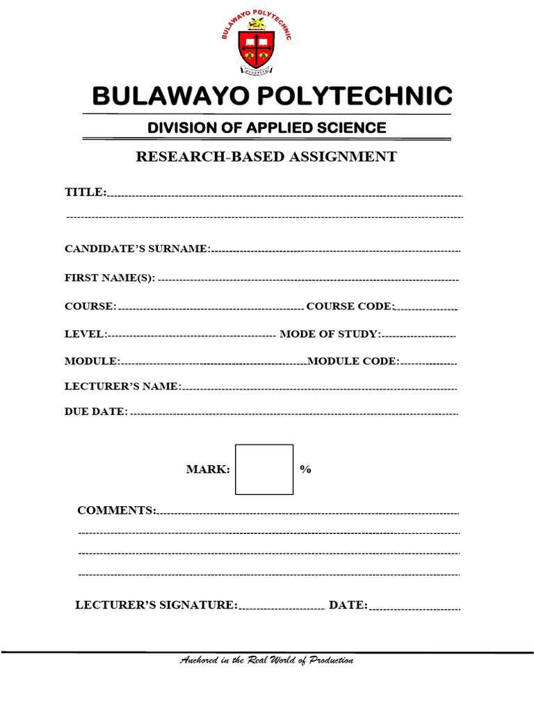 AST Research Based Assignment Cover Page-1 | PDF