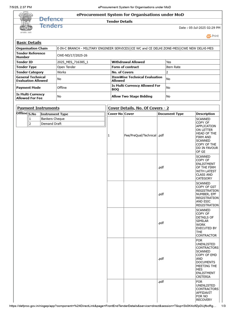 EProcurement System For Organisations Under MoD RR Hospital | PDF ...