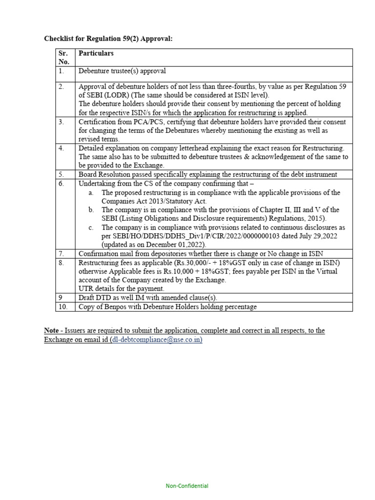 Restructuring Checklist | PDF