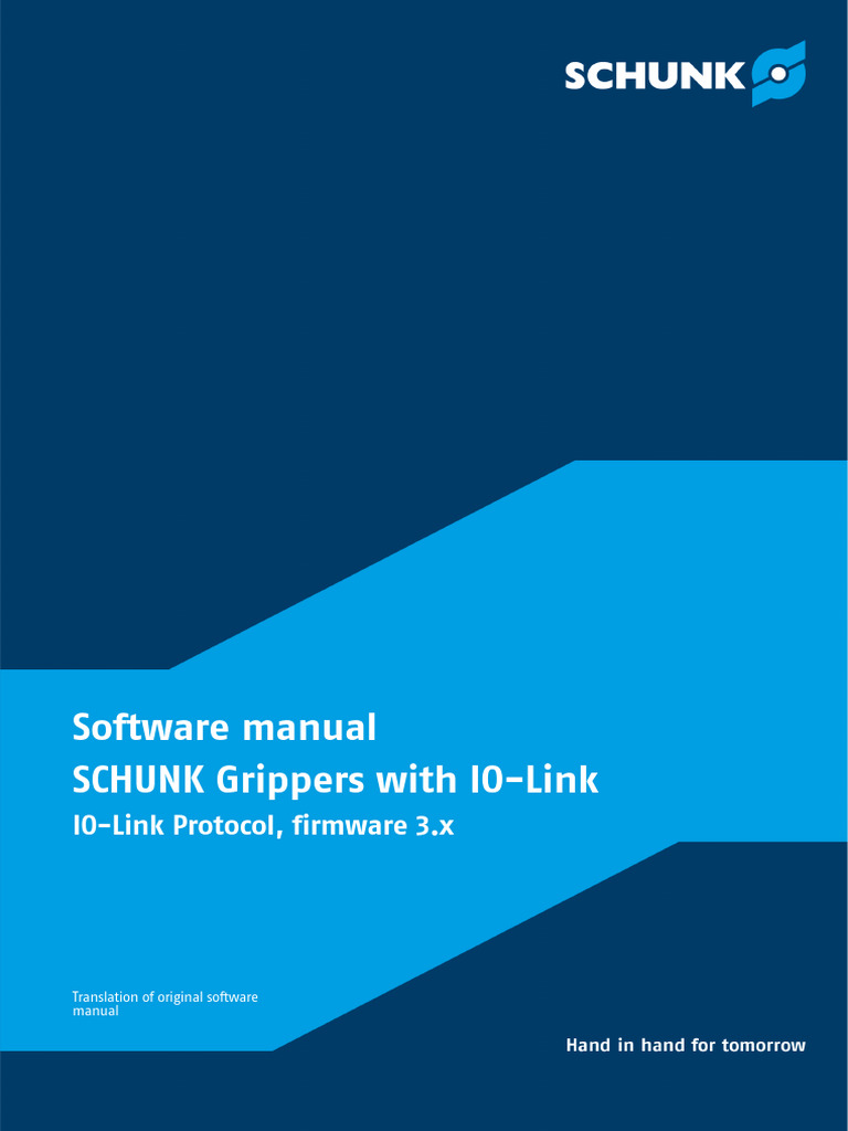 SCHUNK Software Manual | PDF | Programmable Logic Controller | Feedback