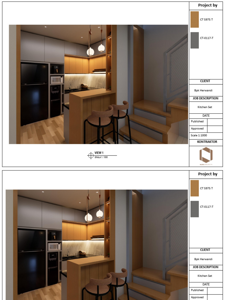 Gambar Kerja Kitchen Set | PDF | Kitchen | Home
