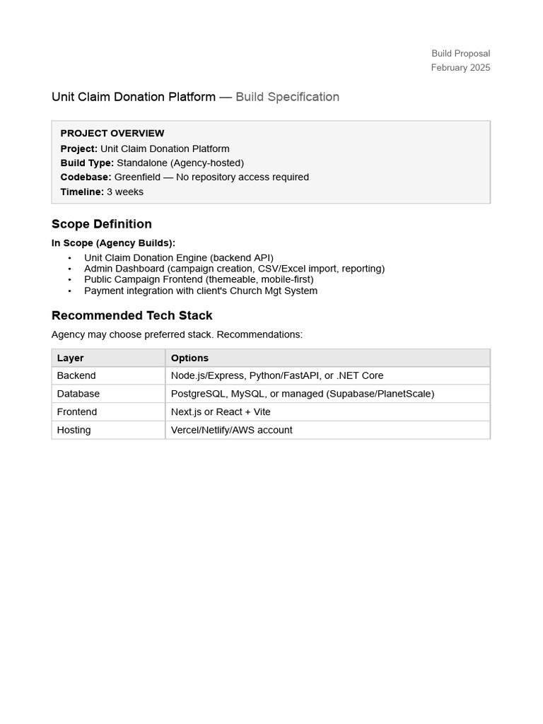 Product Build Plan | PDF | Databases | Postgre Sql