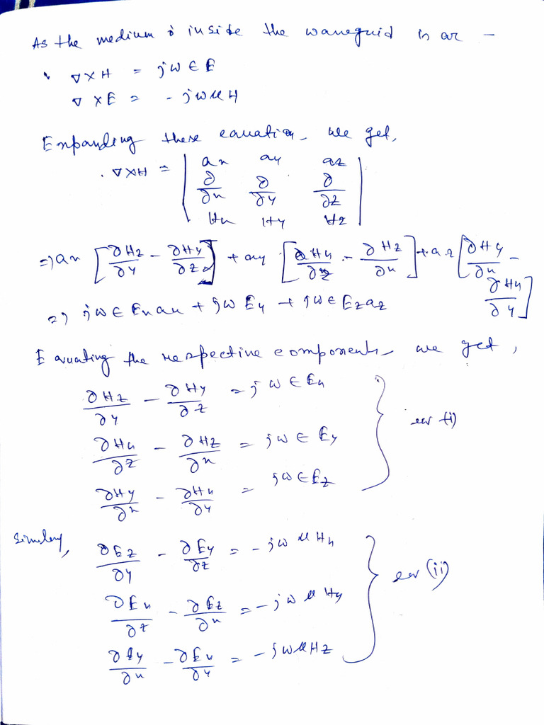 Rectangular Waveguide | PDF