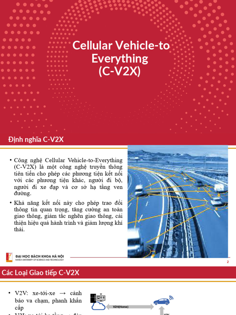 Cellular Vehicle-To Everything (C-V2X) | PDF