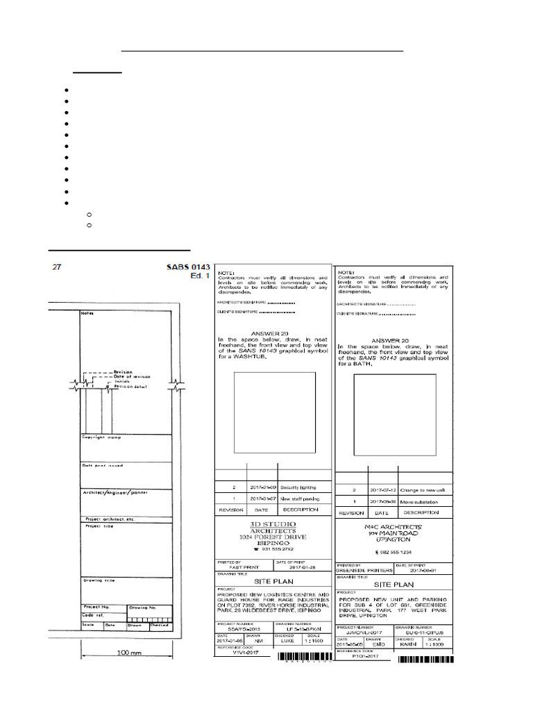 11.1.9.3.2 PAT Examples Civil and Mechanical Title Panels | PDF