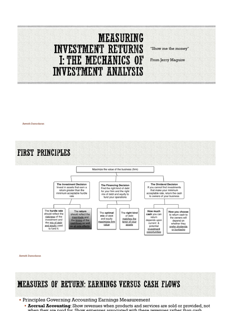 Week 3 Lecture Slides | PDF | Net Present Value | Internal Rate Of Return