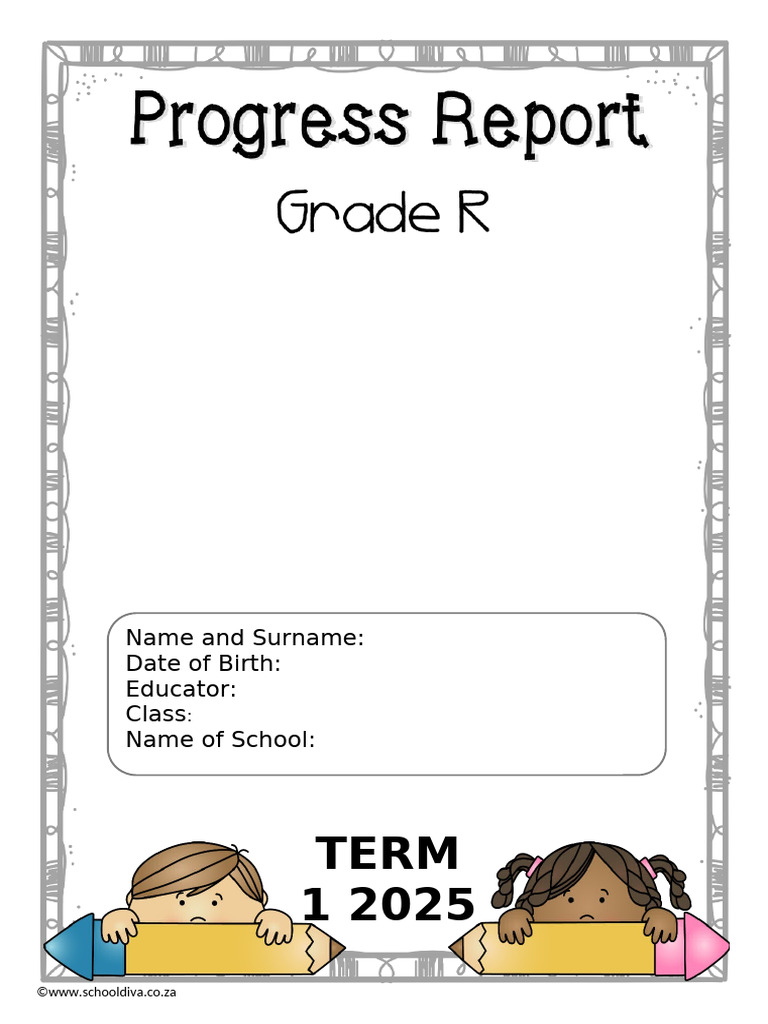 2025 Grade R Caps Report Term 1 ENG | PDF | Cognition | Learning