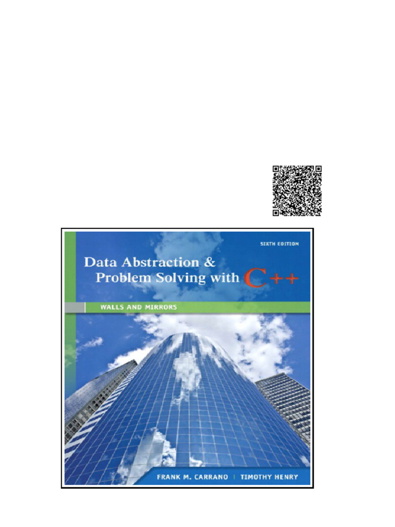 Data Abstraction Problem Solving With C 6th Edition Frank M. Carrano ...