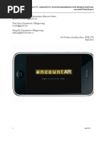 [AR] EncountAR Final Report - demo link in descriptions