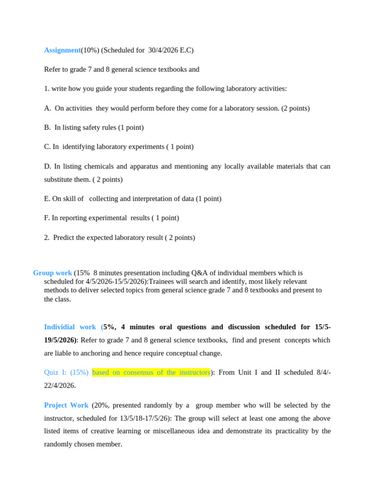 GSEd 4431 Assignment (2) - For Merge | PDF