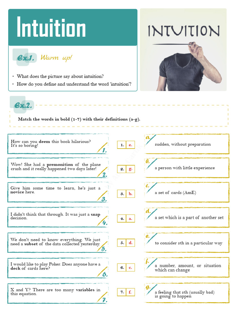Intuition TV | PDF | Intuition | Feeling