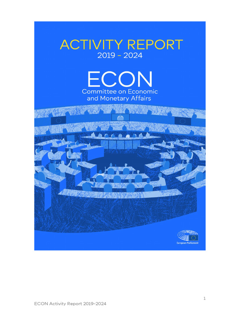ECON Activity Report (Final) | PDF | Banks | Insurance