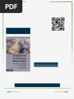 The Sublime in Modern Philosophy Aesthetics Ethics and Nature 1st Edition Emily Brady Ebook Ready To Download 2026
