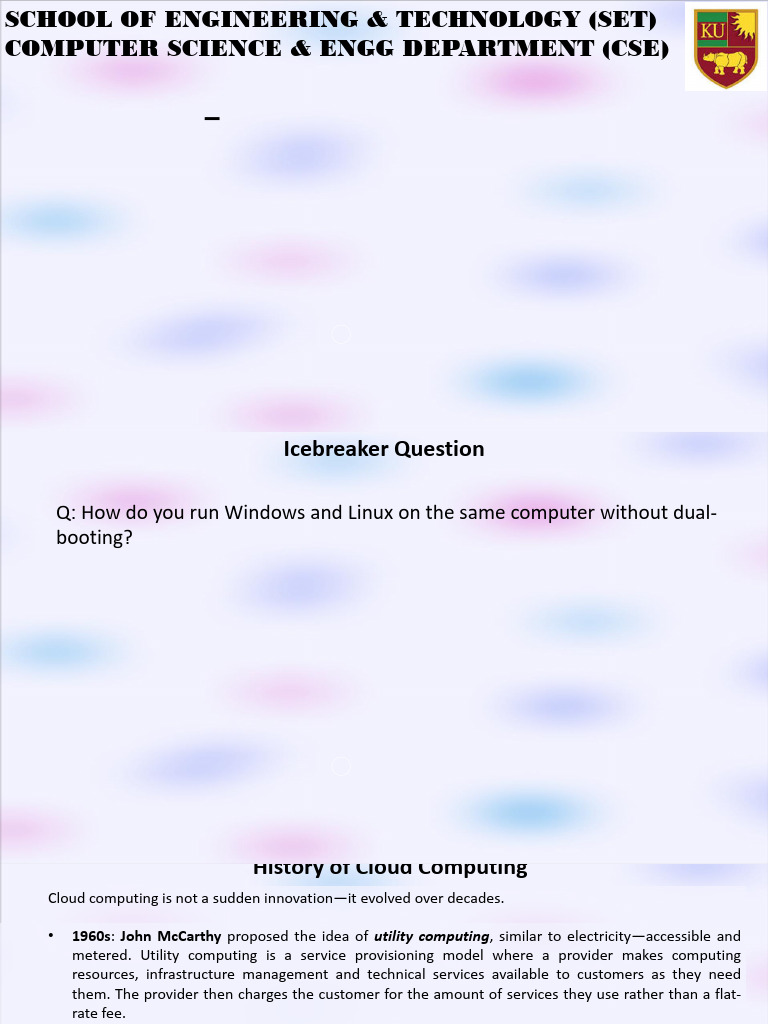 Cloud Computing Unit 1 | PDF | Cloud Computing | Virtualization