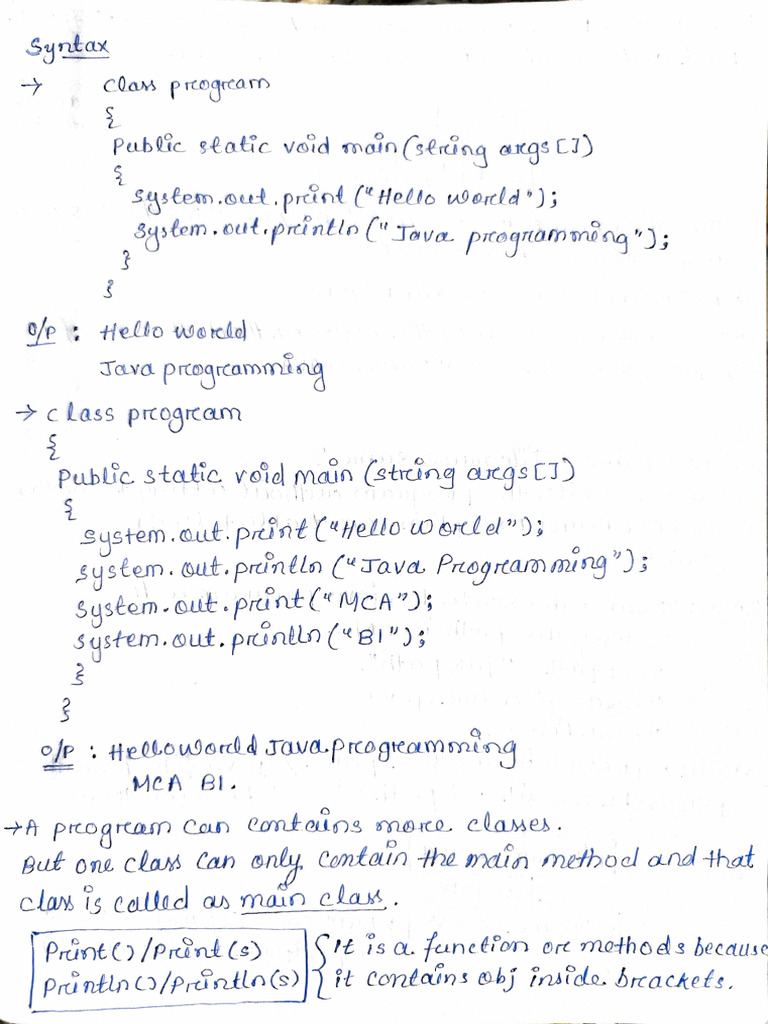 Oops Notes | PDF