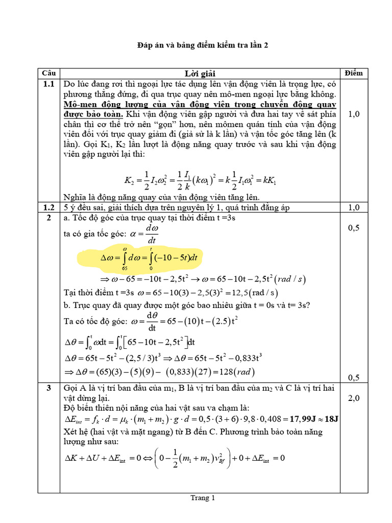 DAP AN Lan 2-Lop 59 | PDF