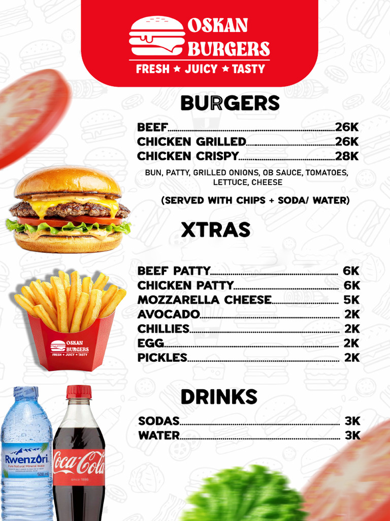 Oskan Menu Final | PDF