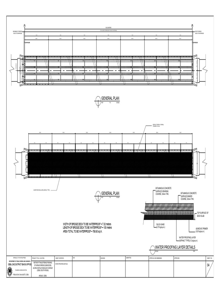 ARGAO BRIDGE RCDG for Carbon Fiber Canvass-PLAN4 (3) | PDF | Concrete ...