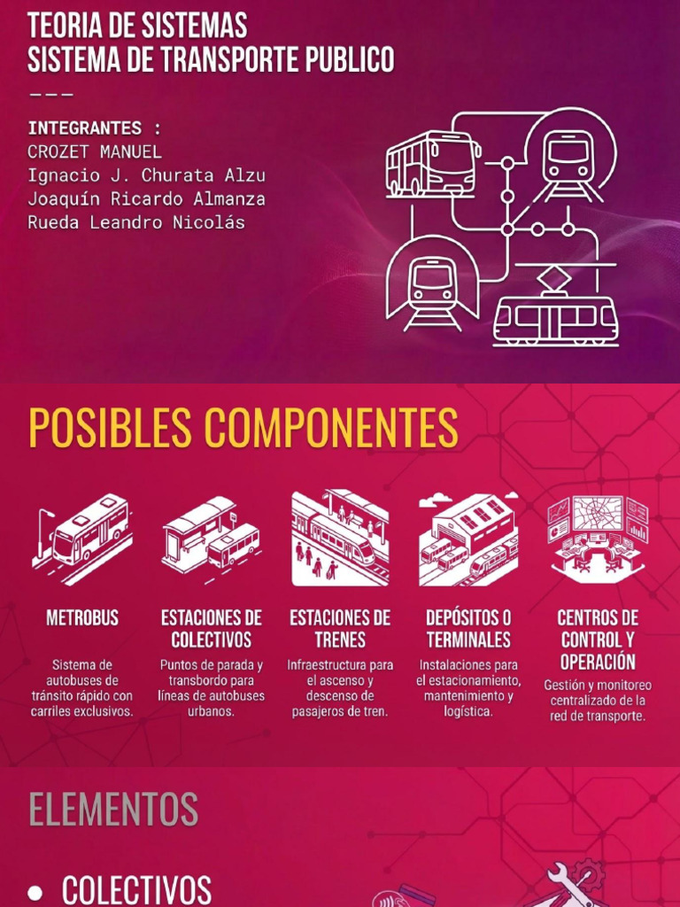Teoria de Sistemas Transporte Publico | PDF