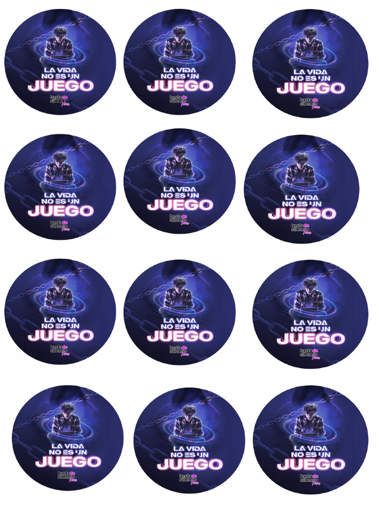 Stickers Basta de Silencio | PDF