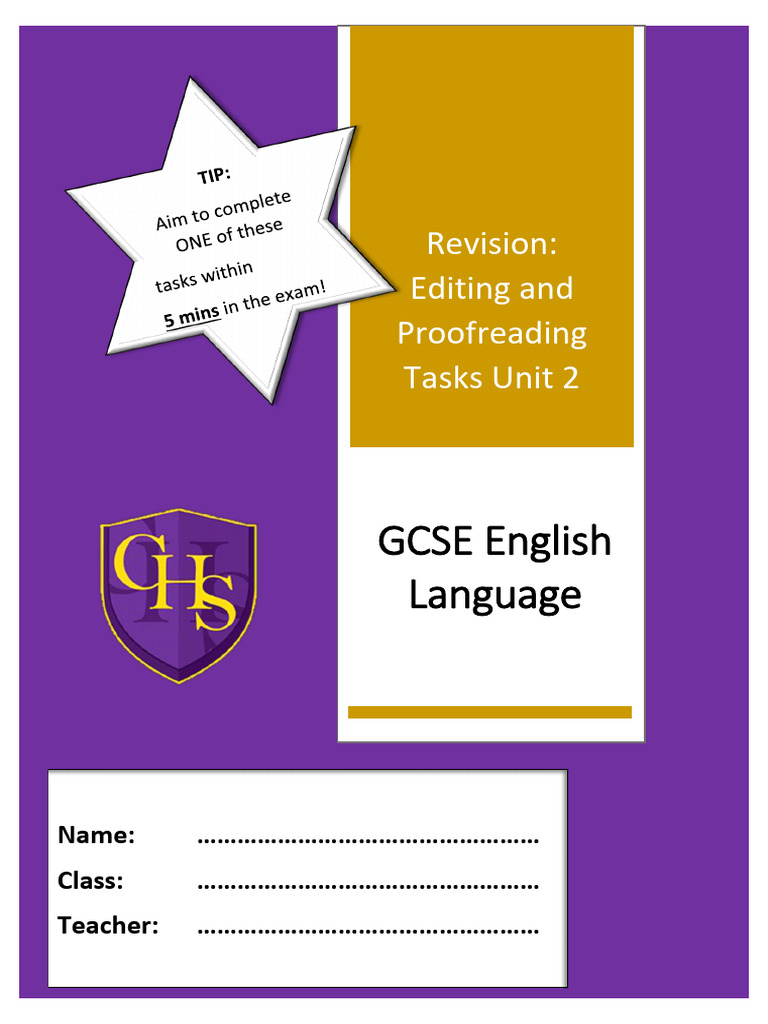 Editing Proofreading Test | PDF | Roof | Compost