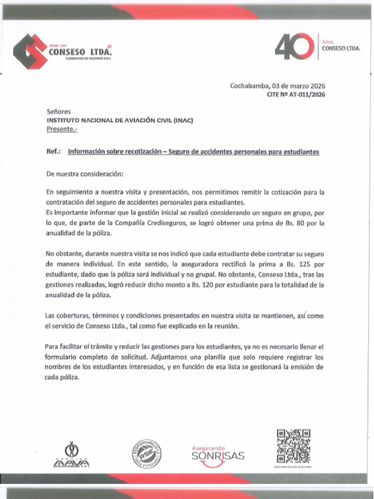 Carta Inac | PDF