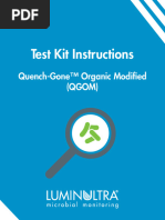 LuminUltra ATP Test Kit Instructions | PDF | Biofilm