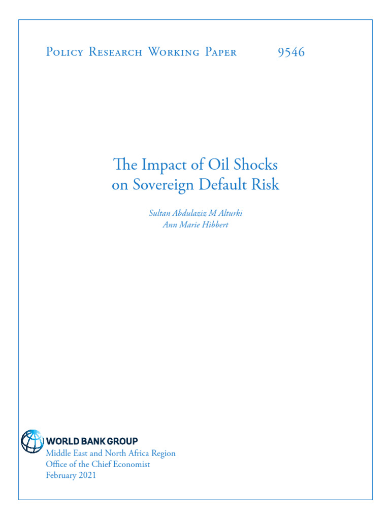 The Impact of Oil Shocks On Sovereign Default Risk | PDF | Regression ...