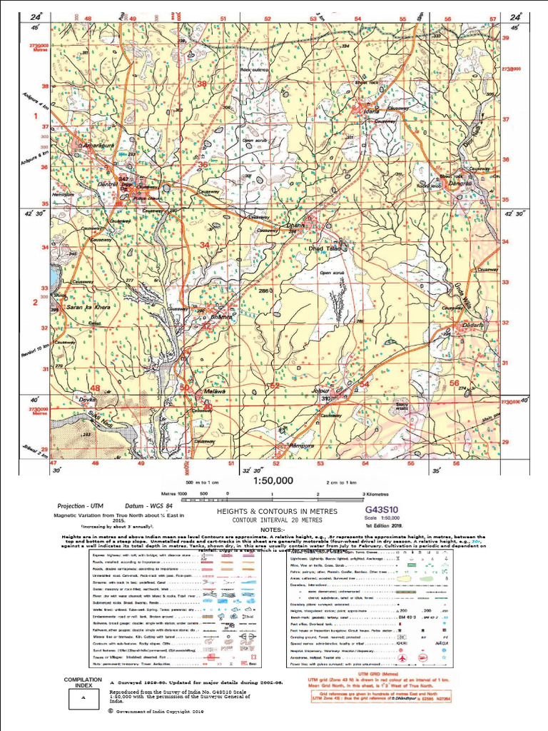 IC CB GR7 T2 Topo Map Sample Paper AY 25-26 | PDF