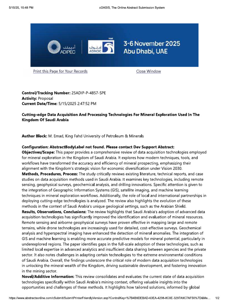 Adipec 2 | PDF