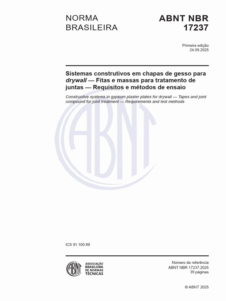 Norma Drywall 17237 | PDF | Drywall