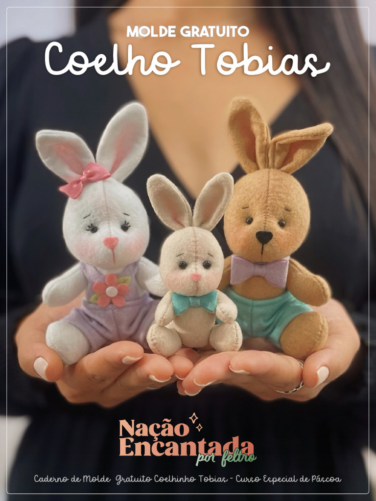 Molde Coelhinho Tobias - Monique Rangel | PDF