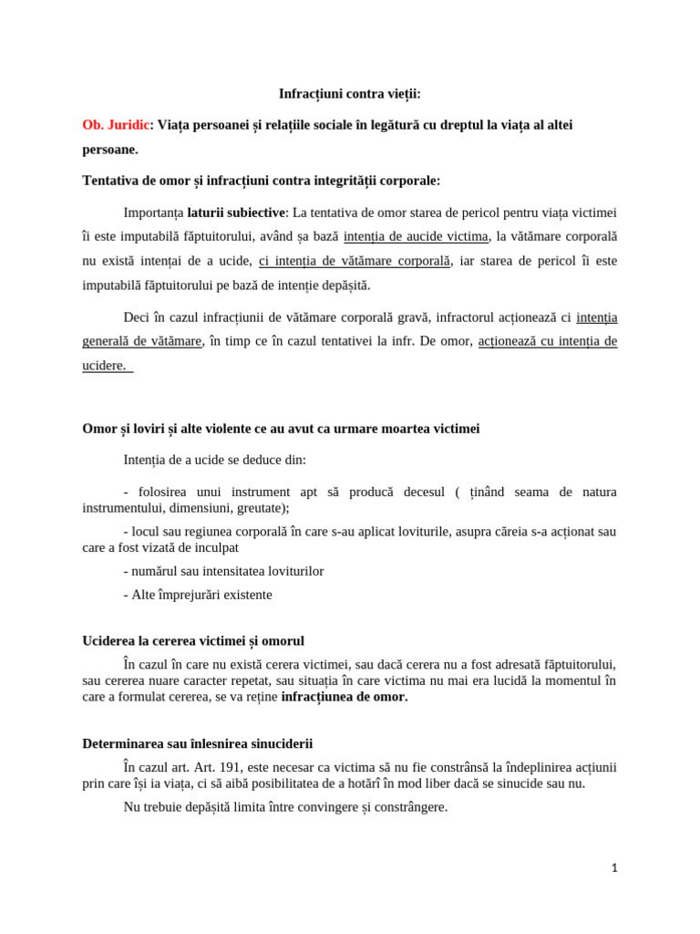 Infractiuni Are Pot Fi Confundate | PDF