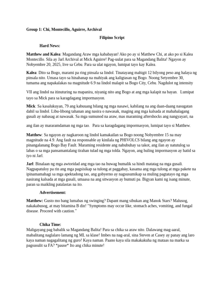 Filipino Script | PDF
