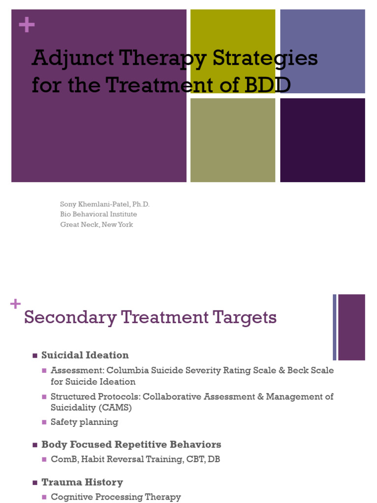 Evidence Based Treatments For Body Dysmorphic Disorder | PDF ...