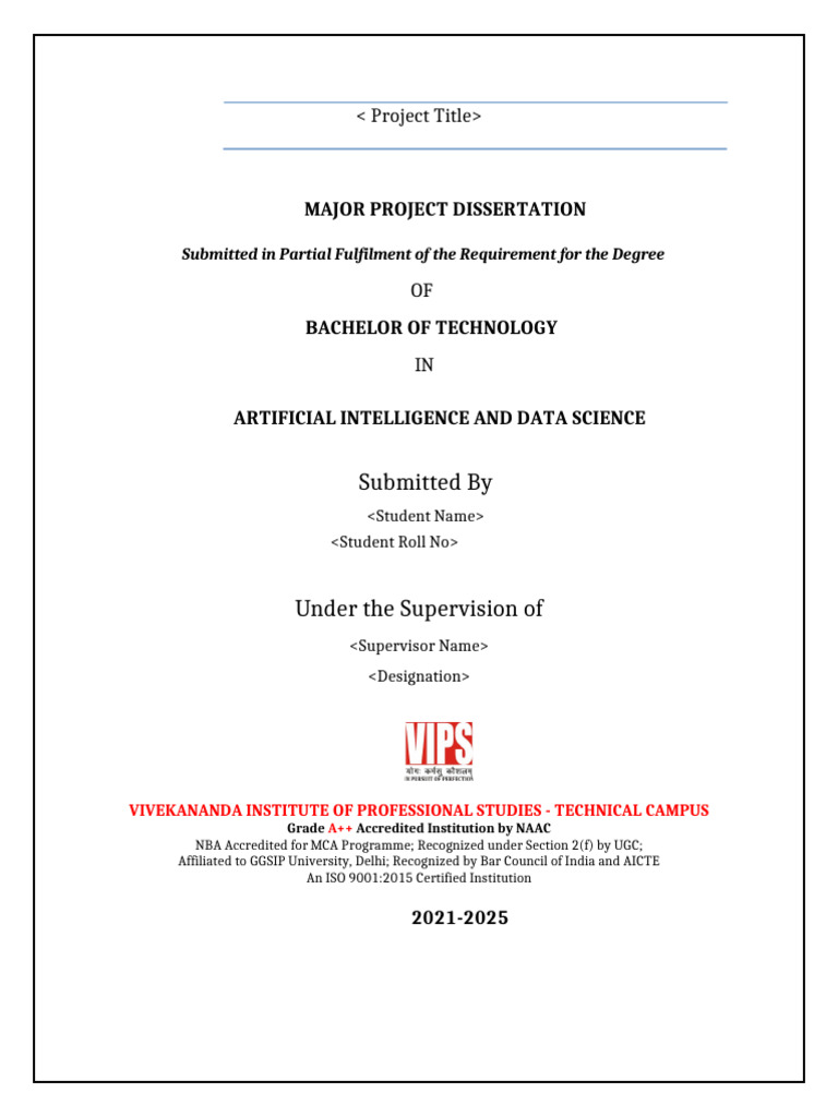 Dessertation Report Format Updated | PDF | Times New Roman | Computing