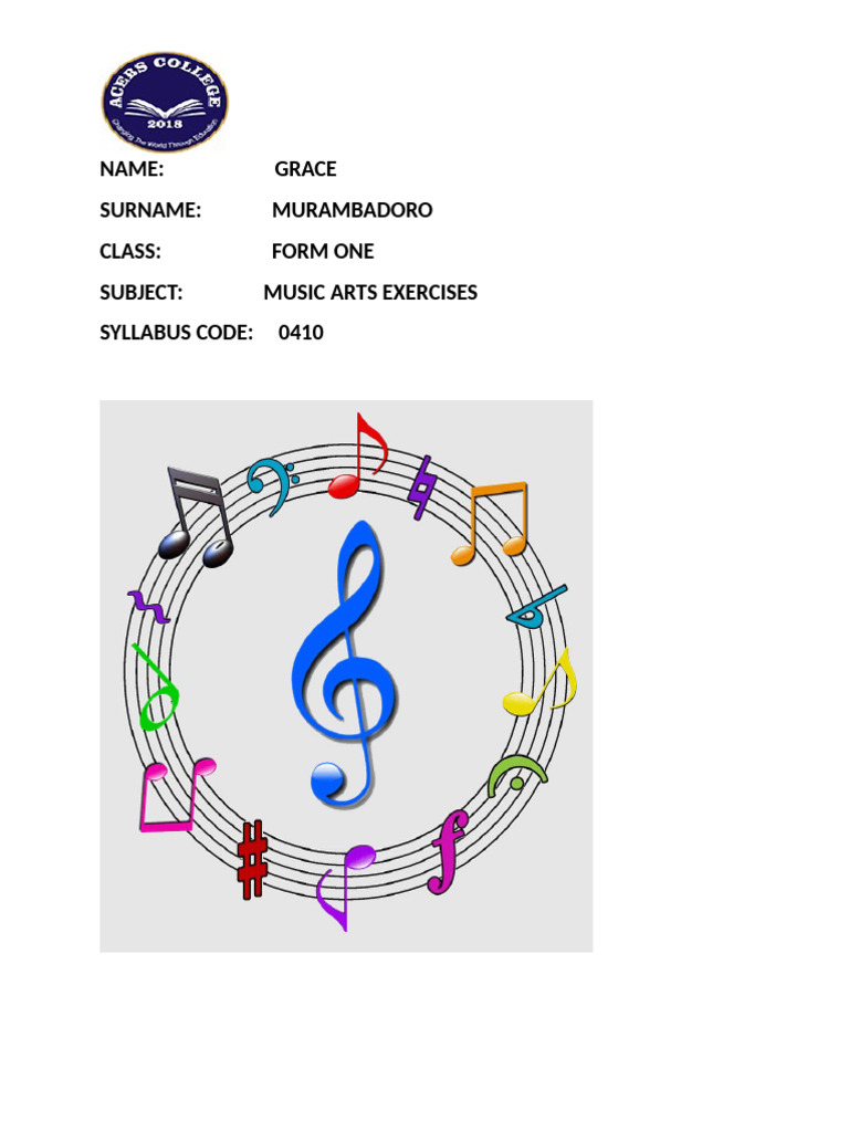 F1 Music Ex | PDF