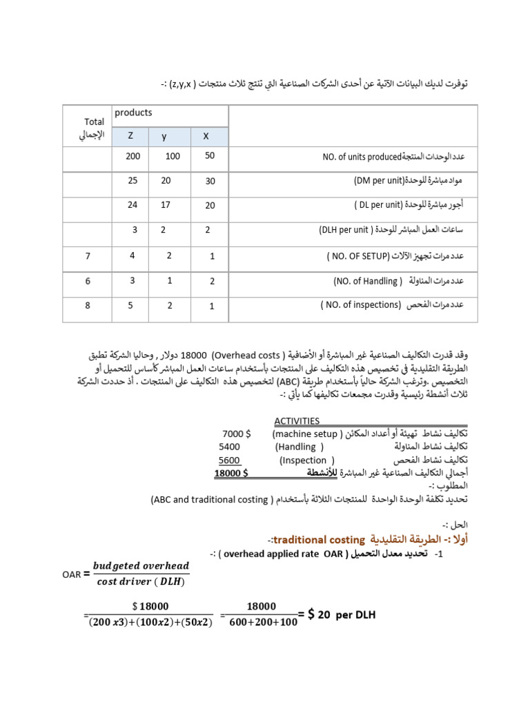Example On ABC | PDF
