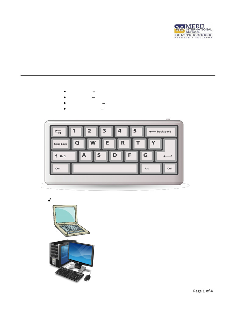 ICT Culmination Worksheet - Term2 | PDF | Computer Keyboard | Computing