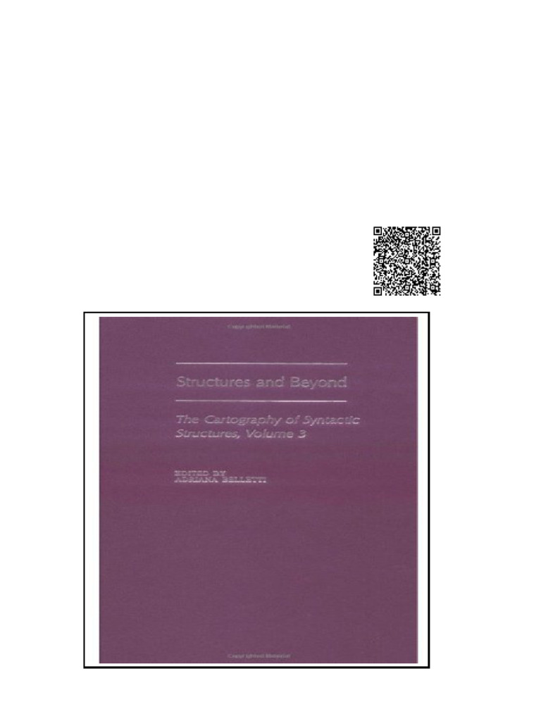 Structures and Beyond The Cartography of Syntactic Structures Adriana ...